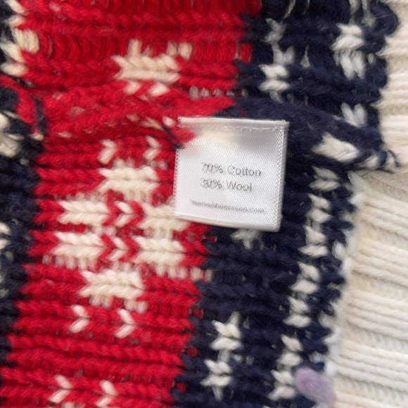 Hanna Andersson Dear Deer Sweater Jacket in Cotton & Merino Perfect Condition - Picture 4 of 6